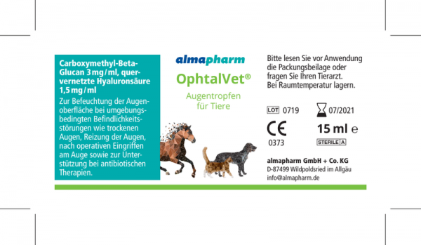 almapharm OphtalVet Augentropfen, 15 ml