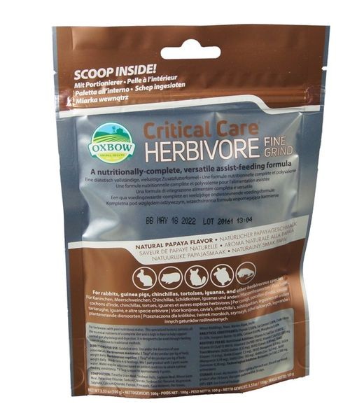 Dechra Critical Care Herbivore Fine Grind, 100 g