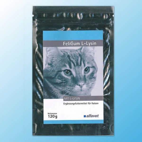 alfavet FeliGum L-Lysin, 120 g