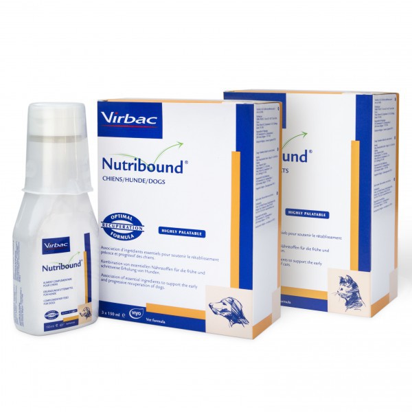 Virbac Nutribound Hund, 3 x 150 ml